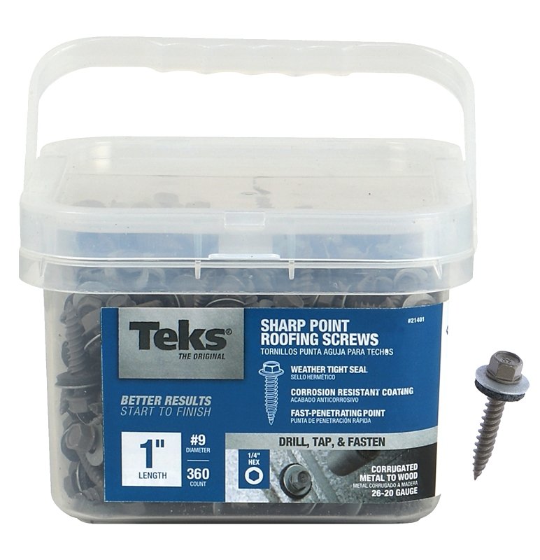 SCREW ROOF S-POINT HWH NO9X1IN