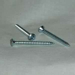 SCREW ROSETTE CLEAR 100 BAG   