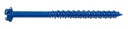 SCREW SLOTTED BLU 3/16X2-3/4IN