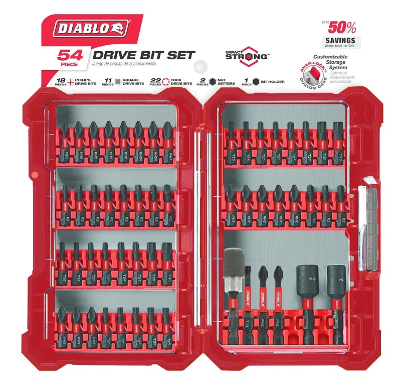 SCREWDRIVING SET PICK-CLK 54PC
