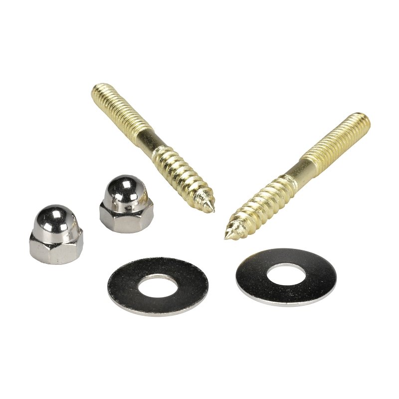 SCREWS TOILET 1/4 X 2-1/2IN   