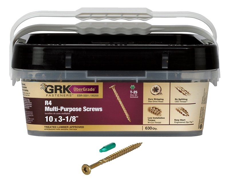 SCRW FM/DK R4 630PK 10X3-1/8IN