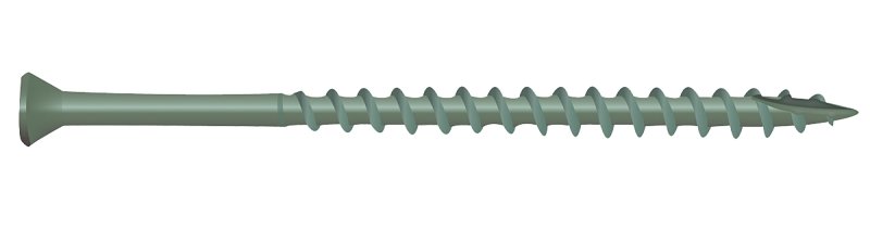 SCRW TRM STR HD GRN 7X1-5/8   
