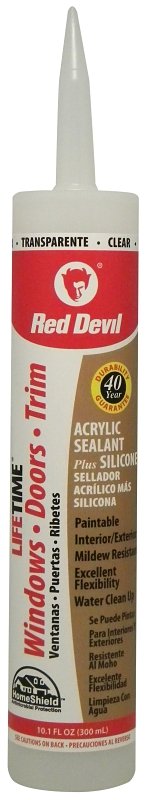SEALANT ACRY SILI CLEAR 10.1OZ