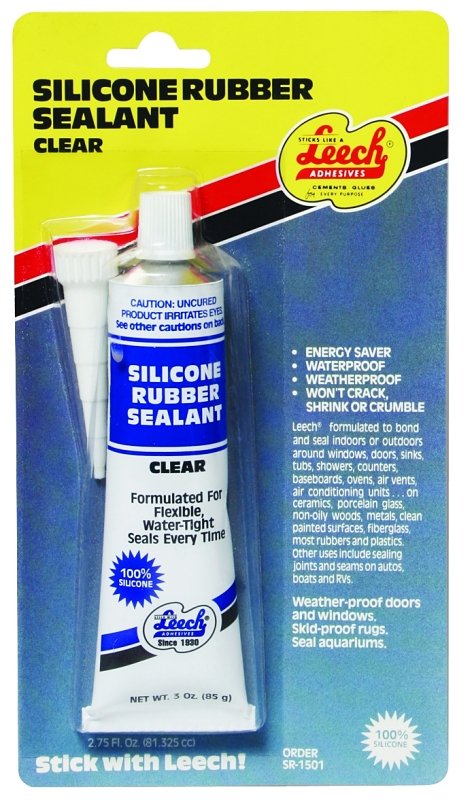 SEALANT SILI RUBBER CLEAR 3OZ 