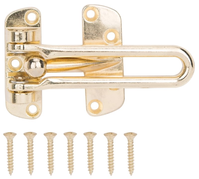 SECURITY DOOR GUARD BRASS     