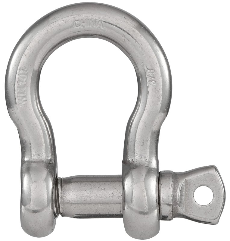 SHACKLE ANCHOR SS 3/8IN       