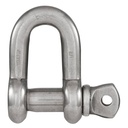 SHACKLE D SS 1/2IN            
