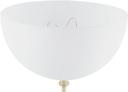 SHADE CLIP-ON WHT ACRYLIC 8IN 