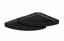 SHELF STORAGE CORNER BLACK    