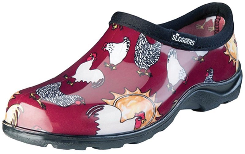 SHOE WOMEN WATERPROOF RED SZ 9