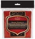 SHOP TOWELS RED WOVEN 3PK     