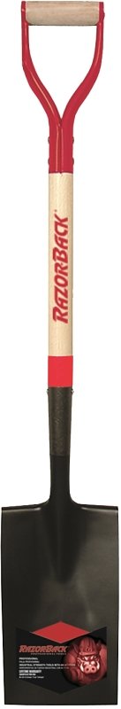 SHOVEL D-GRIP SQ PT BRDR SPADE