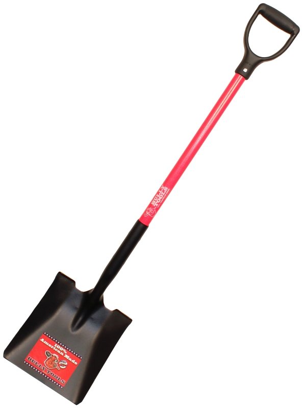 SHOVEL SQ PNT D-GRIP OPEN BACK