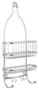 SHOWER CADDY 10X4X22IN SILVER 