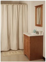 SHOWER CURTAIN VINYL BGE 70X72