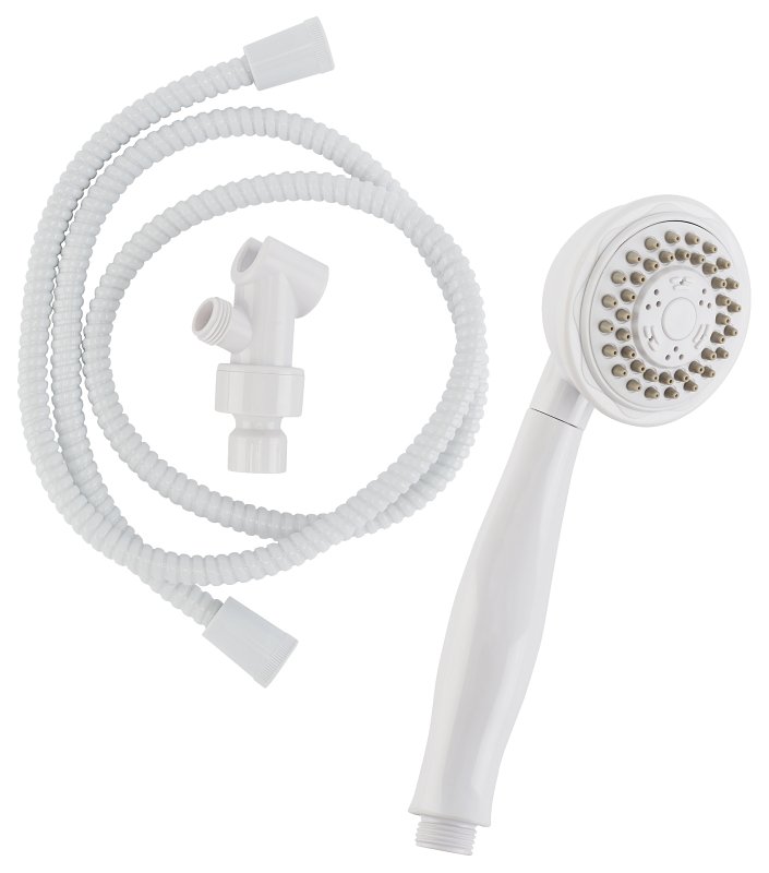 SHOWER HH KIT 3FNC WHT 3.15IN 
