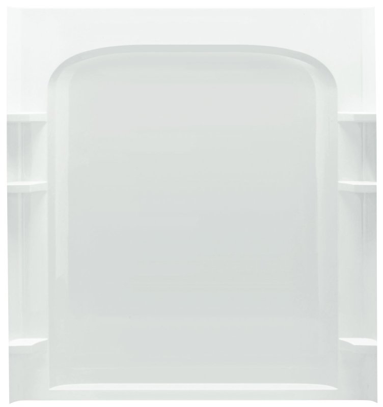 SHOWER WALL CRVD BK ENSEMBLE60
