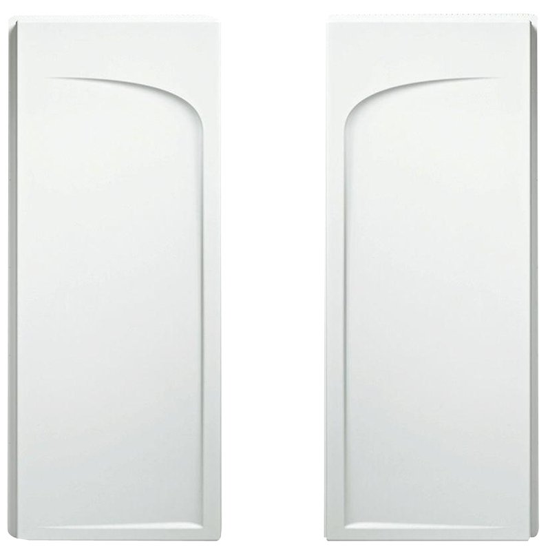 SHOWER WALL SET 30IN CURVE WHT