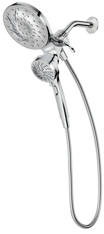 SHOWERHEAD DUAL HELD CHROME   