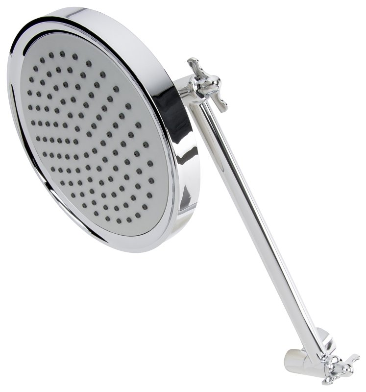 SHWHRHEAD W/ADJ ARM CHM 5.80IN