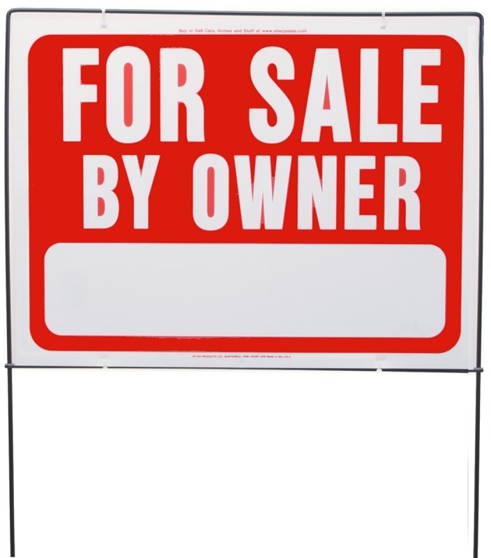 SIGN FOR SALE BY OWNER SGN/FRM