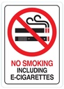 SIGN PLASTC NO SMOKING 5INX7IN