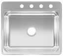 SINK SINGLE BOWL SS 25X22X6IN 