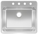 SINK SINGLE BOWL SS 25X22X8IN 