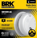 SMOKE ALARM VOICE AC/DC INTCN 