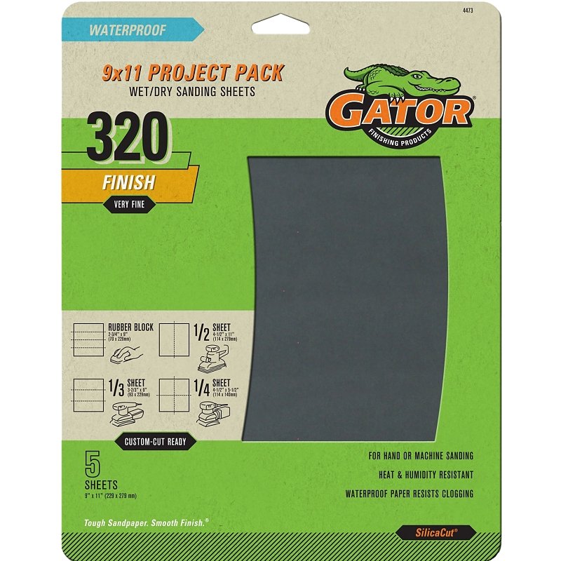 SNDPAPR SILI CAB 320GRT 9X11IN