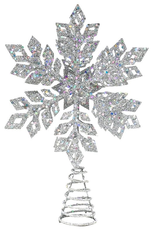 SNOWFLAKE LED TREE TOP W/PROJ 
