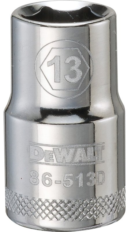 SOCKET 1/2 DRIVE 6PT 13MM     