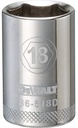 SOCKET 1/2 DRIVE 6PT 18MM     