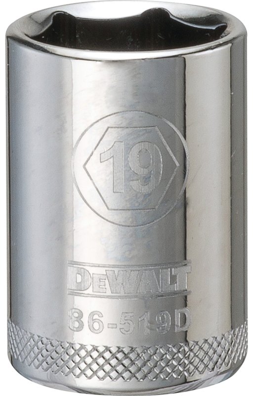 SOCKET 1/2 DRIVE 6PT 19MM     