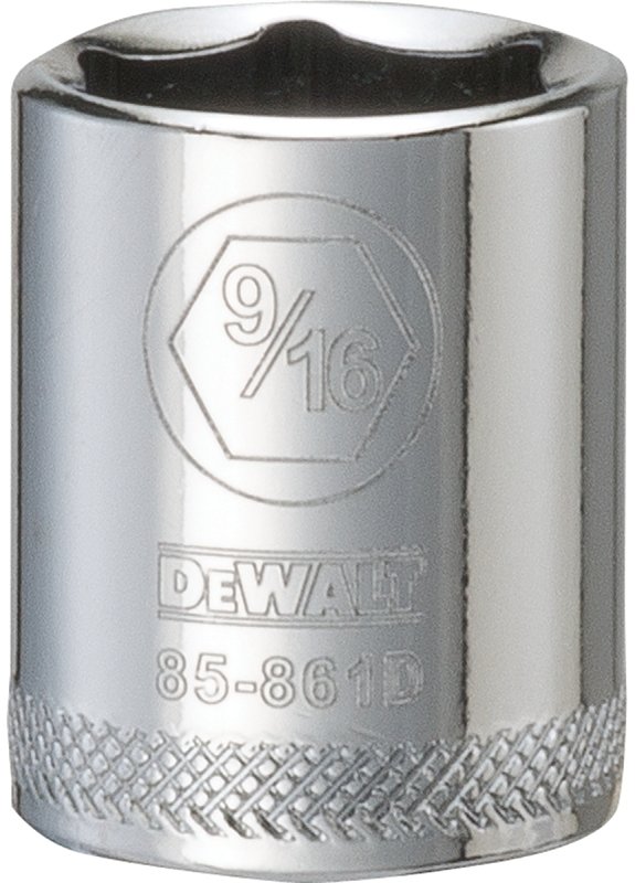 SOCKET 1/4DRIVE 6PT  9/16IN   