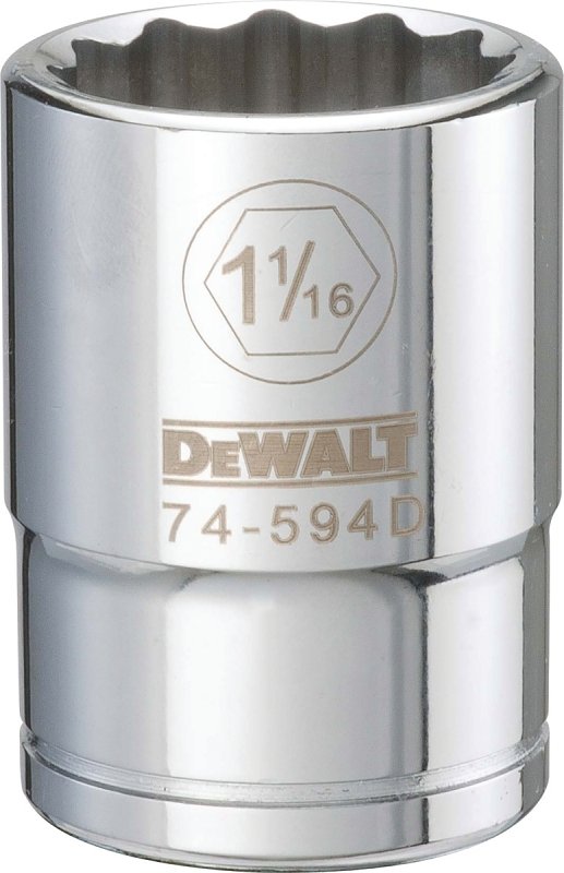 SOCKET 3/4DRIVE 12PT 1-1/16IN 