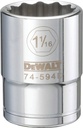 SOCKET 3/4DRIVE 12PT 1-1/16IN 