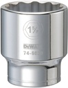 SOCKET 3/4DRIVE 12PT 1-5/8IN  