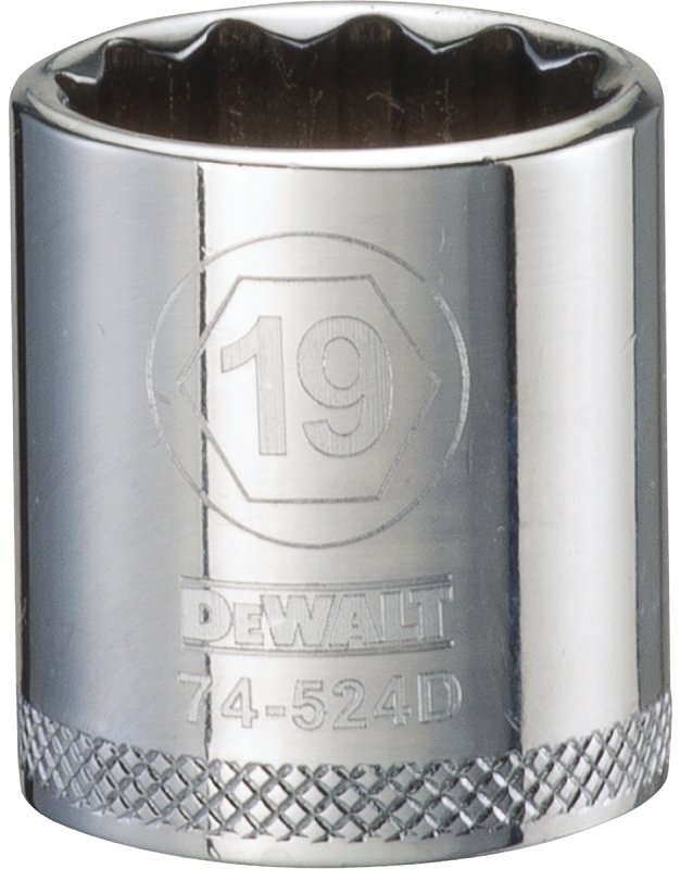 SOCKET 3/8 DRIVE 12PT 19MM    