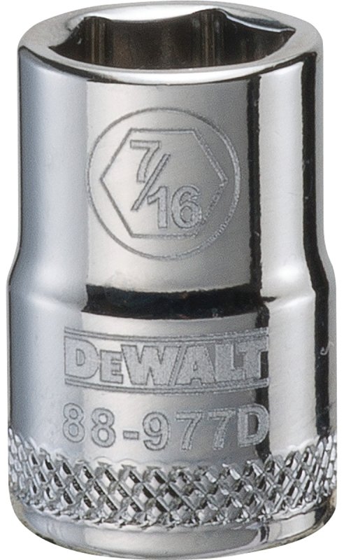 SOCKET 3/8 DRIVE 6PT 7/16IN   