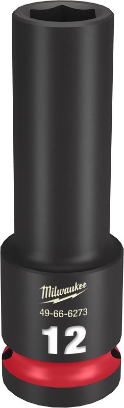 SOCKET 6 POINT DEEP 1/2INX12MM