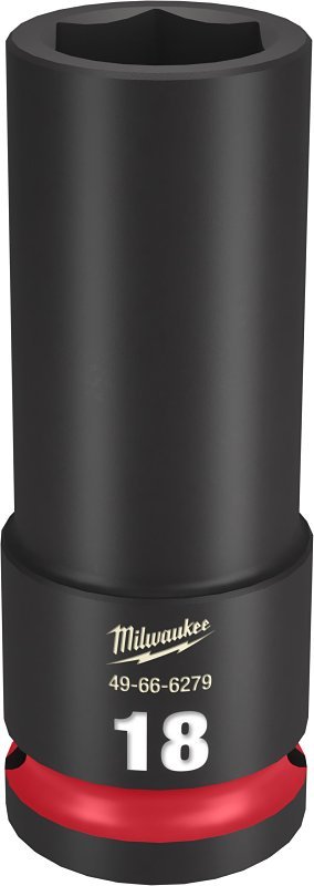 SOCKET 6 POINT DEEP 1/2INX18MM