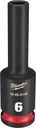 SOCKET 6 POINT DEEP 3/8INX6MM 