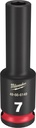 SOCKET 6 POINT DEEP 3/8INX7MM 