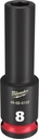 SOCKET 6 POINT DEEP 3/8INX8MM 