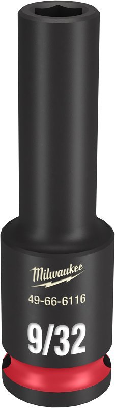 SOCKET 6 POINT DEEP 3/8X9/32IN