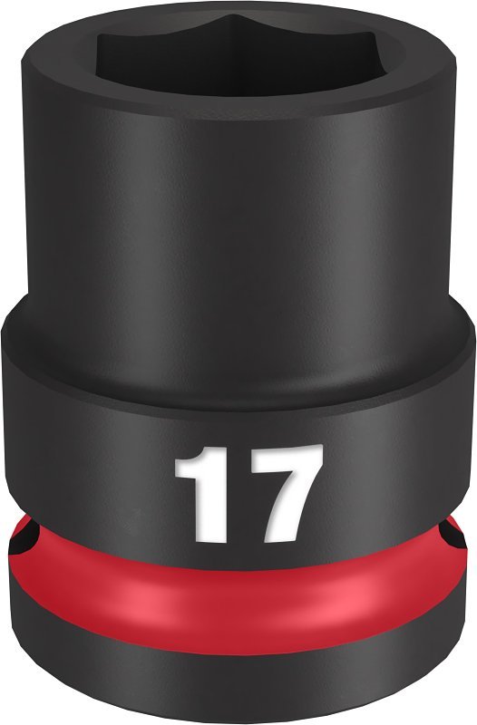 SOCKET 6 POINT STD 1/2INX17MM 