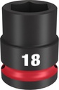 SOCKET 6 POINT STD 1/2INX18MM 