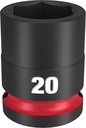 SOCKET 6 POINT STD 1/2INX20MM 